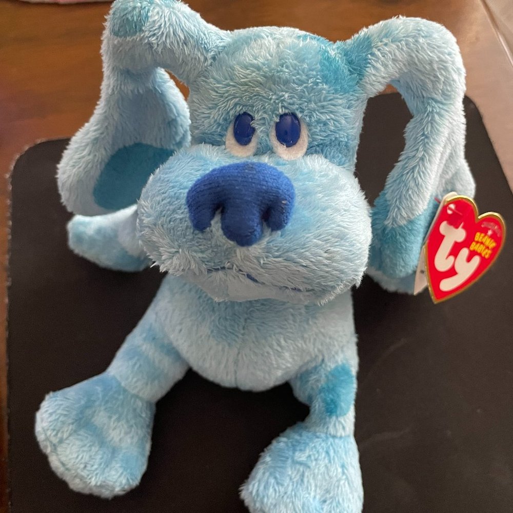 TY Beanie Baby - BLUE the Dog (Nick Jr. - Blue's Clues) 2012. Hang tag attached